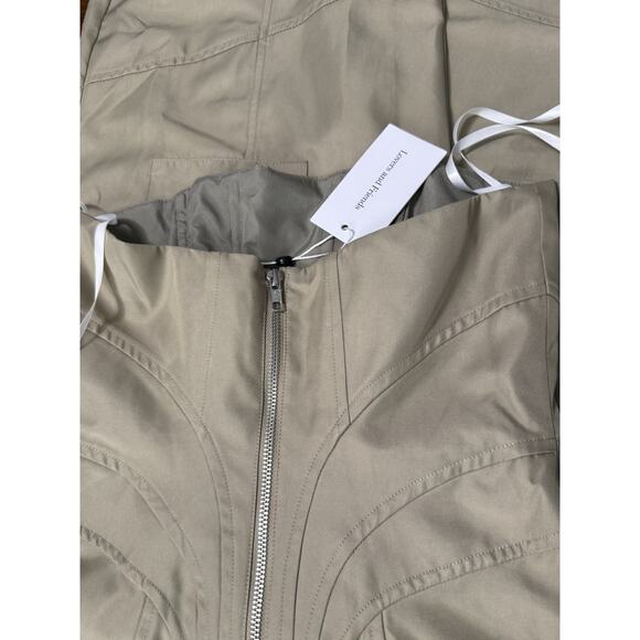 NEW Lovers and Friends Meadow Cargo Jumpsuit Olive Green Jogger Corset SMALL - Picture 5 of 6